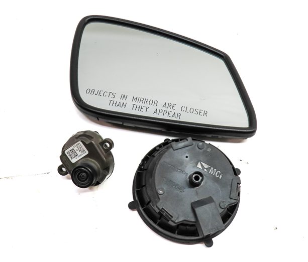 Thumbnail 2: BMW FRONT RIGHT PASSENGER DOOR MIRROR GLASS PFOLD MOTOR CAMERA SET/3