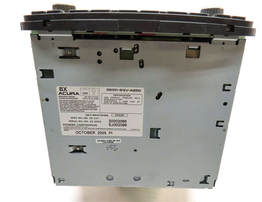 Thumbnail 7: 2005-2006 ACURA MDX AM FM RADIO STEREO RECIVER NAVIGATION MEDIA DISPLAY SCREEN