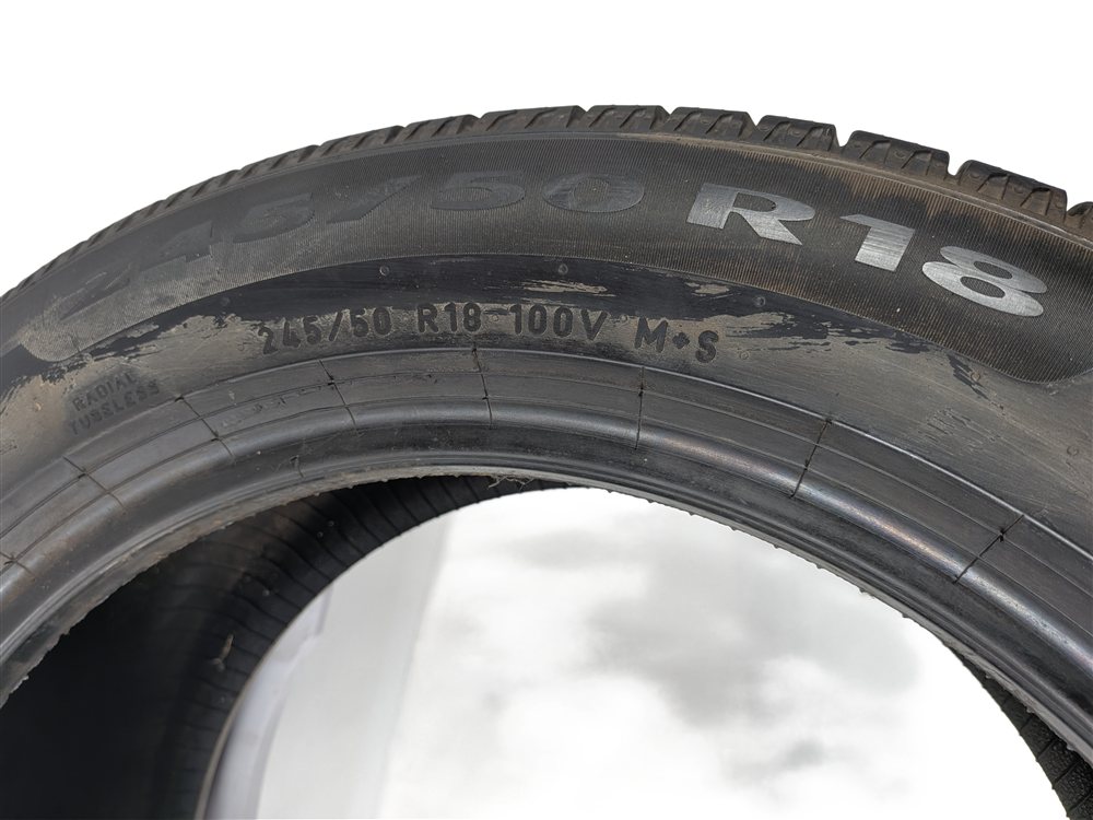 Thumbnail 7: PIRELLI P7 AS PLUS 3 245/50R18 100V M+S ALL SEASON TIRE 9/32 SINGLE