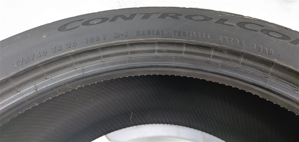 Thumbnail 8: CONTINENTAL CONTROLCONTACT SPORT SRS+ 275/40ZR20 106Y 8/32 DOT 3622 TIRE