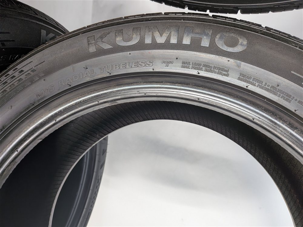 Thumbnail 8: KUMHO ECSTA PA51 245/50ZR18 100W ALL SEASON 7/32 DOT 1021 TIRE SET/4