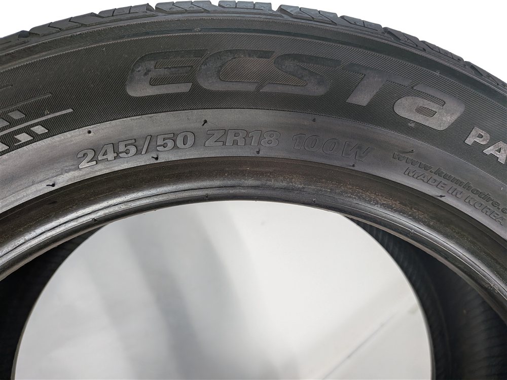 Thumbnail 9: KUMHO ECSTA PA51 245/50ZR18 100W ALL SEASON 7/32 DOT 1021 TIRE SET/4