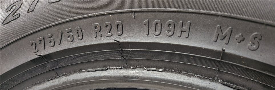 Thumbnail 10: PIRELLI SCORPION VERDE ALL SEASON 275/50R20 109H 7/32 DOT 3520 TIRE