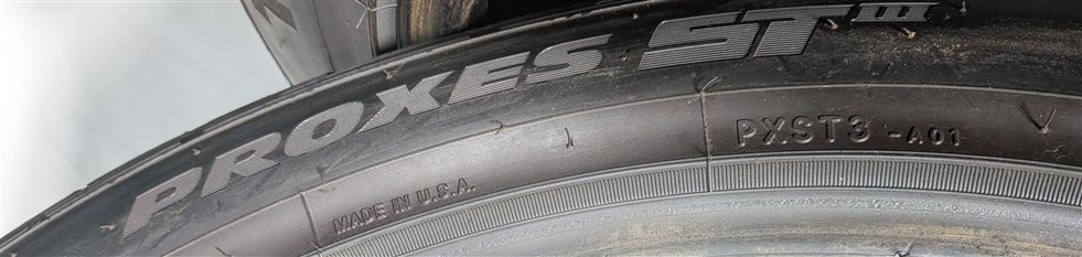 Thumbnail 7: TOYO PROXES ST III 285/40R22 110V ALL SEASON 8/32 DOT 1721 TIRE SET/4