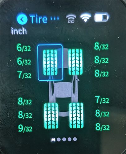 Thumbnail 11: MICHELIN DEFENDER LTX M/S 255/55R20 110H ALL SEASON 6/32 DOT 0422 TIRE SET/4