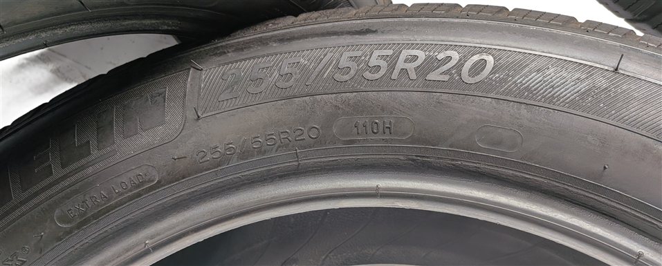 Thumbnail 5: MICHELIN DEFENDER LTX M/S 255/55R20 110H ALL SEASON 6/32 DOT 0422 TIRE SET/4
