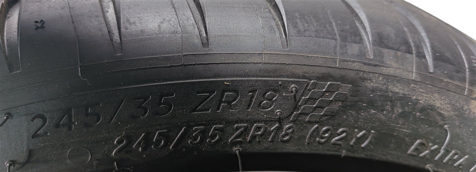 Thumbnail 6: MICHELIN PILOT SPORT 4 S 225/40ZR18 245/35ZR18 SUMMER 8/32 DOT 3622 TIRE SET/4
