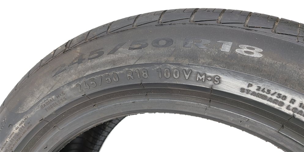 Thumbnail 7: PIRELLI CINTURATO P7 ALL SEASON RUN FLAT 245/50R18 100V 7/32 DOT 3221 TIRE