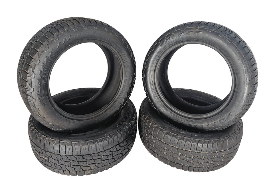Thumbnail 2: FALKEN WILDPEAK A/T TRAIL 255/55R19 111V ALL TERRAIN 8/32 DOT 3821 TIRE SET/4