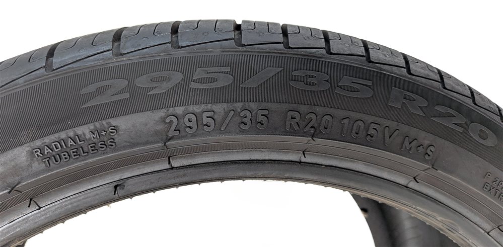 Thumbnail 11: PIRELLI CINTURATO P7 ALL SEASON 295/35R20 105V XL N0 8/32 DOT 2421 TIRE