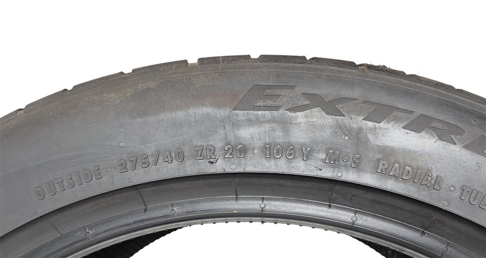 Thumbnail 9: CONTINENTAL EXTREMECONTACT DWS 06 PLUS 275/40ZR20 106Y XL A/S 8/32 DOT 1223 TIRE