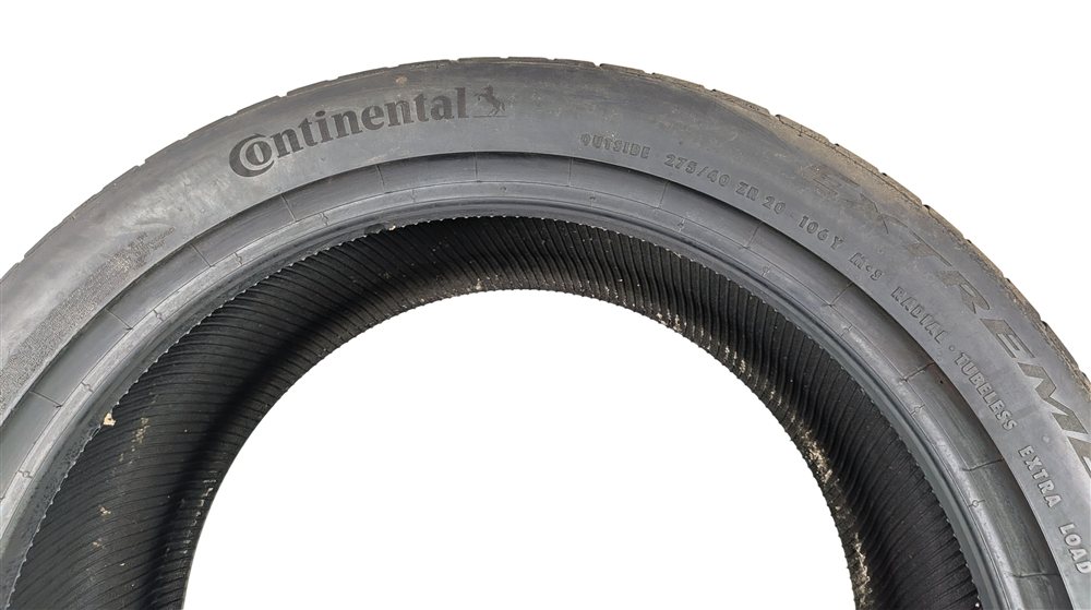 Thumbnail 6: CONTINENTAL EXTREMECONTACT DWS 06 PLUS 275/40ZR20 106Y XL A/S 8/32 DOT 1223 TIRE