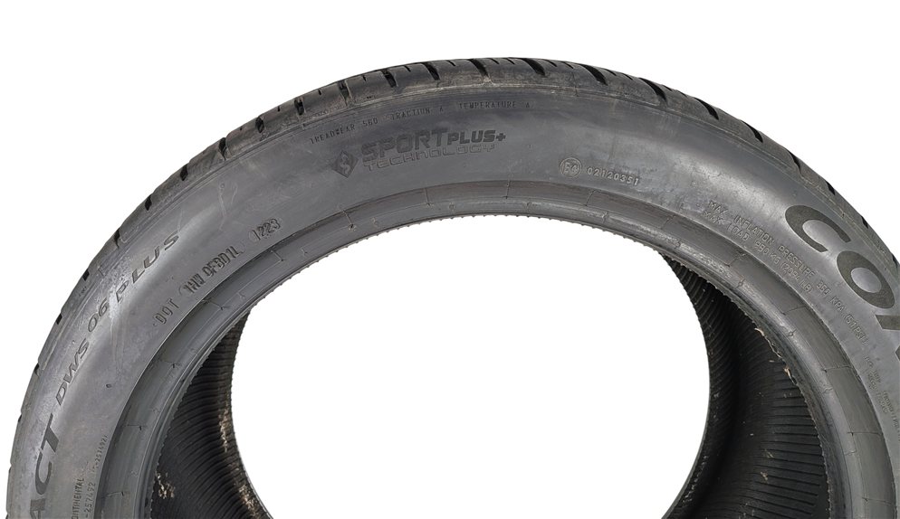 Thumbnail 8: CONTINENTAL EXTREMECONTACT DWS 06 PLUS 275/40ZR20 106Y XL A/S 8/32 DOT 1223 TIRE