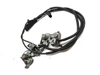 Thumbnail 3: 2011 BMW X5 (E70) LEFT & RIGHT LOWER HOOD LATCH SET 2 w/ CABLES