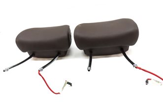 Thumbnail 2: 11-13 BMW X5 E70 FRONT LEFT & RIGHT ACTIVE HEADREST SET2 (TOBACCO BROWN LEATHER)