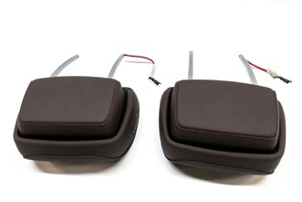 Thumbnail 5: 11-13 BMW X5 E70 FRONT LEFT & RIGHT ACTIVE HEADREST SET2 (TOBACCO BROWN LEATHER)