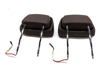 Thumbnail 6: 11-13 BMW X5 E70 FRONT LEFT & RIGHT ACTIVE HEADREST SET2 (TOBACCO BROWN LEATHER)