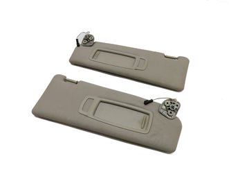 07-13 BMW X5 X5M (E70) FRONT LEFT & RIGHT SUN VISOR SUNVISOR SHADE SET 2 (Beige)