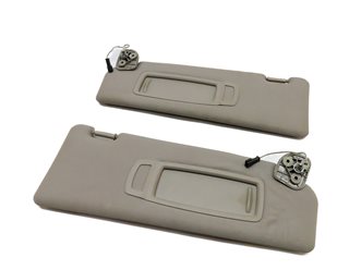 Thumbnail 2: 07-13 BMW X5 X5M (E70) FRONT LEFT & RIGHT SUN VISOR SUNVISOR SHADE SET 2 (Beige)