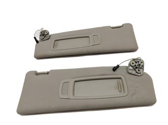 Thumbnail 3: 07-13 BMW X5 X5M (E70) FRONT LEFT & RIGHT SUN VISOR SUNVISOR SHADE SET 2 (Beige)