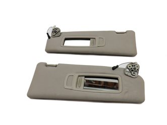 Thumbnail 5: 07-13 BMW X5 X5M (E70) FRONT LEFT & RIGHT SUN VISOR SUNVISOR SHADE SET 2 (Beige)