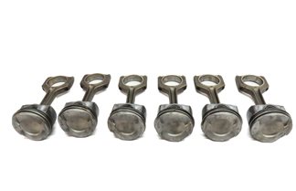 Thumbnail 3: 2010-2014 BMW 1/3/4/5/6/7/X1/X3/X5/X6 3.0L N55 TURBO ENGINE PISTON & ROD SET 6