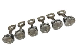 Thumbnail 4: 2010-2014 BMW 1/3/4/5/6/7/X1/X3/X5/X6 3.0L N55 TURBO ENGINE PISTON & ROD SET 6