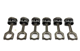 Thumbnail 5: 2010-2014 BMW 1/3/4/5/6/7/X1/X3/X5/X6 3.0L N55 TURBO ENGINE PISTON & ROD SET 6