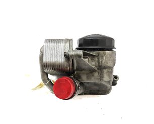 Thumbnail 4: 2011 BMW 535Xi (F10) 3.0L TURBO (N55) ENGINE OIL FILTER HOUSING w/CAP & COOLER