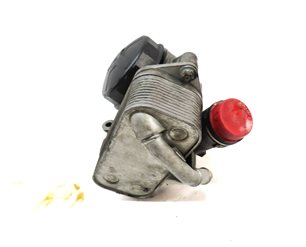Thumbnail 5: 2011 BMW 535Xi (F10) 3.0L TURBO (N55) ENGINE OIL FILTER HOUSING w/CAP & COOLER