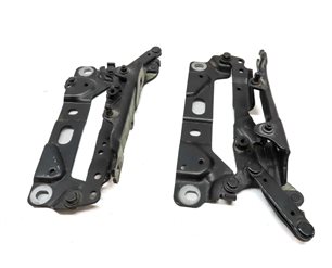Thumbnail 4: 2011 BMW 528i 535i 550i (F10) LEFT & RIGHT FRONT HOOD HINGE SET (Gray)