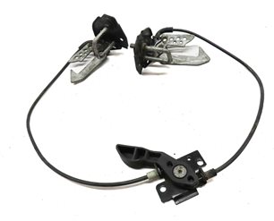 Thumbnail 2: 2011 BMW 535Xi (F10) FRONT UPPER HOOD LOCK LATCH SET/3 w/RELEASE HANDLE CABLE