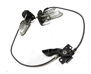 Thumbnail 3: 2011 BMW 535Xi (F10) FRONT UPPER HOOD LOCK LATCH SET/3 w/RELEASE HANDLE CABLE