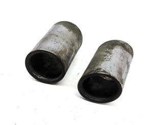 11-16 BMW 535i (F10) 3.0L TURBO N55 ENGINE EXHAUST MUFFLER TIP SET (2) (CHROME)