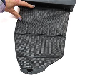 Thumbnail 6: 11-16 BMW 528i 535i 550i (F10) LEFT REAR DOOR VENT WINDOW PRIVACY SHADE (BLACK)