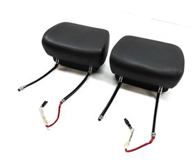 Thumbnail 1: 2011 BMW 535Xi F10 FRONT LEFT RIGHT ACTIVE SEAT HEAD REST HEADREST SET/2(Black)