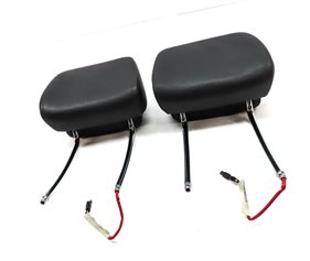 Thumbnail 2: 2011 BMW 535Xi F10 FRONT LEFT RIGHT ACTIVE SEAT HEAD REST HEADREST SET/2(Black)