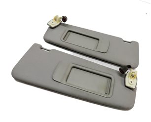 2010-2016 BMW 528i 535i 550i (F10) FRONT LEFT & RIGHT SUNVISOR SHADE SET(Gray)