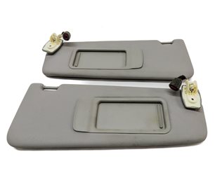 Thumbnail 2: 2010-2016 BMW 528i 535i 550i (F10) FRONT LEFT & RIGHT SUNVISOR SHADE SET(Gray)