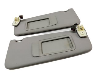 Thumbnail 3: 2010-2016 BMW 528i 535i 550i (F10) FRONT LEFT & RIGHT SUNVISOR SHADE SET(Gray)