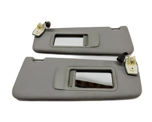 Thumbnail 4: 2010-2016 BMW 528i 535i 550i (F10) FRONT LEFT & RIGHT SUNVISOR SHADE SET(Gray)