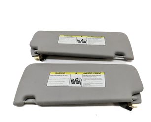 Thumbnail 5: 2010-2016 BMW 528i 535i 550i (F10) FRONT LEFT & RIGHT SUNVISOR SHADE SET(Gray)