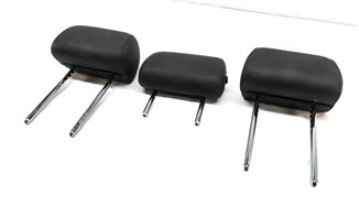 2011 BMW 535Xi (F10) REAR LEFT CENTER RIGHT SEAT HEADREST HEAD REST SET (Black)