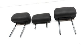 Thumbnail 2: 2011 BMW 535Xi (F10) REAR LEFT CENTER RIGHT SEAT HEADREST HEAD REST SET (Black)