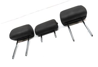 Thumbnail 3: 2011 BMW 535Xi (F10) REAR LEFT CENTER RIGHT SEAT HEADREST HEAD REST SET (Black)