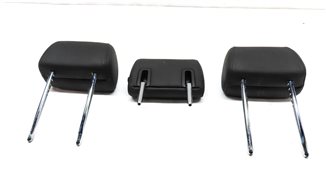 Thumbnail 6: 2011 BMW 535Xi (F10) REAR LEFT CENTER RIGHT SEAT HEADREST HEAD REST SET (Black)