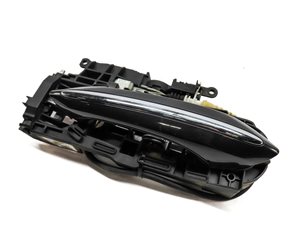 2011-2016 BMW 528i 535i 550i M5 (F10) RIGHT FRONT DOOR HANDLE w/ LIGHT (Gray)