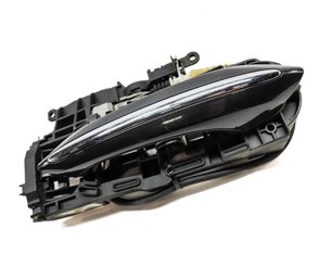 Thumbnail 3: 2011-2016 BMW 528i 535i 550i M5 (F10) RIGHT FRONT DOOR HANDLE w/ LIGHT (Gray)