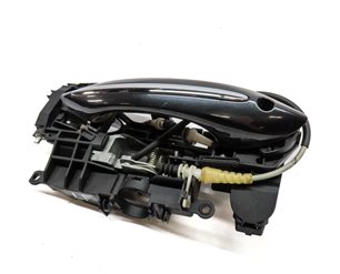 2011-2016 BMW 528i 535i 550i M5 (F10) LEFT FRONT DOOR HANDLE w/ LIGHT (Gray)