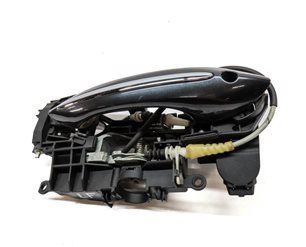 Thumbnail 2: 2011-2016 BMW 528i 535i 550i M5 (F10) LEFT FRONT DOOR HANDLE w/ LIGHT (Gray)